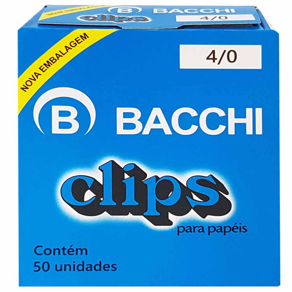 ClipsparaPapel40Bacchi50Unidades