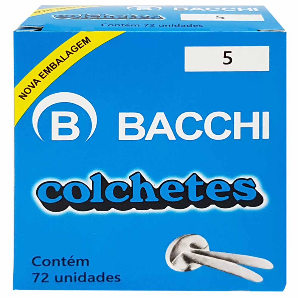 ColcheteN5Bacchi72Unidades