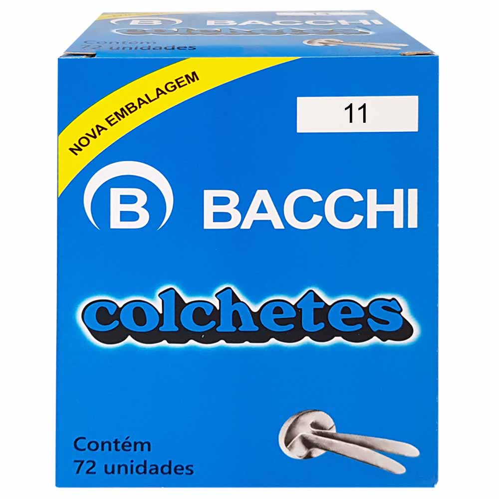 ColcheteN11Bacchi72Unidades