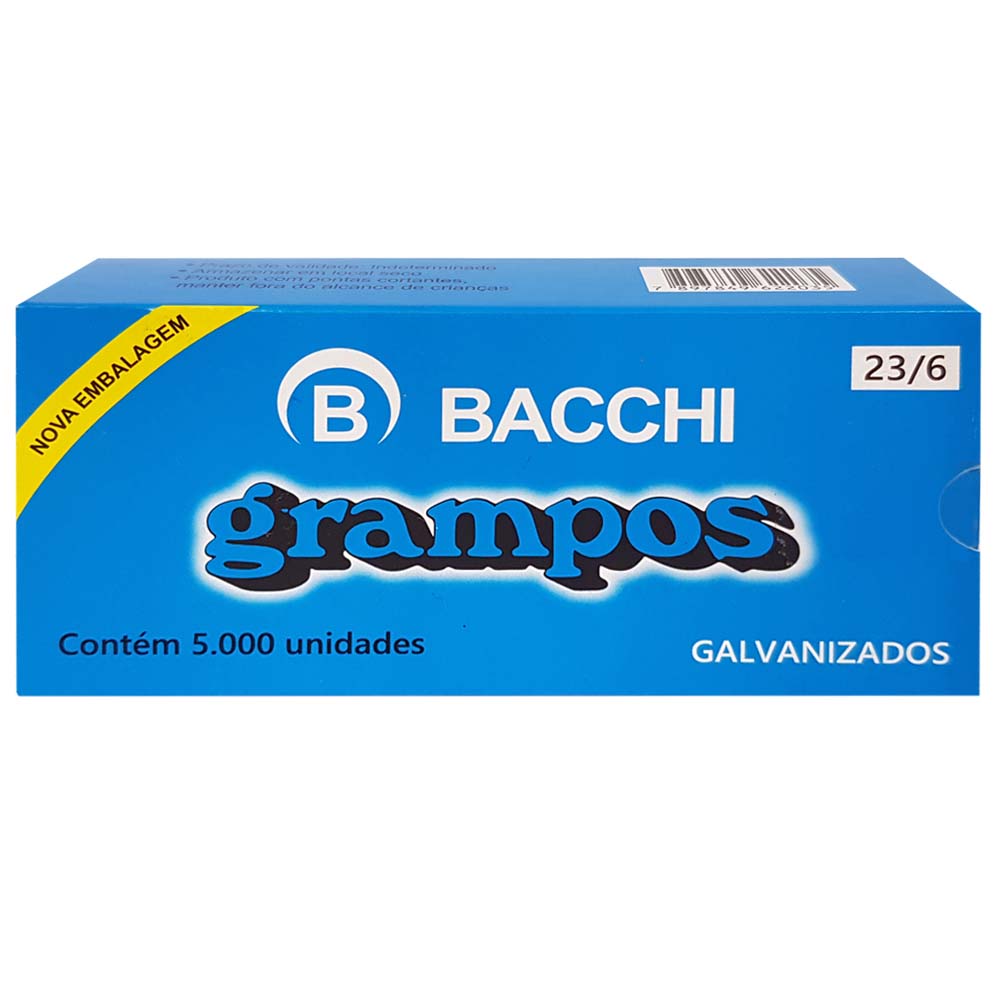 Grampo236GavanizadoBacchi5000Unidades