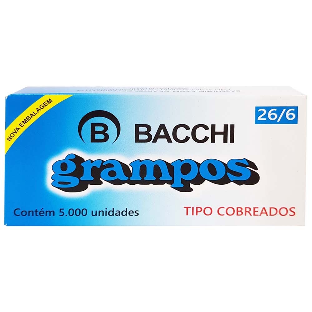 Grampo266CobreadoBacchi5000Unidades