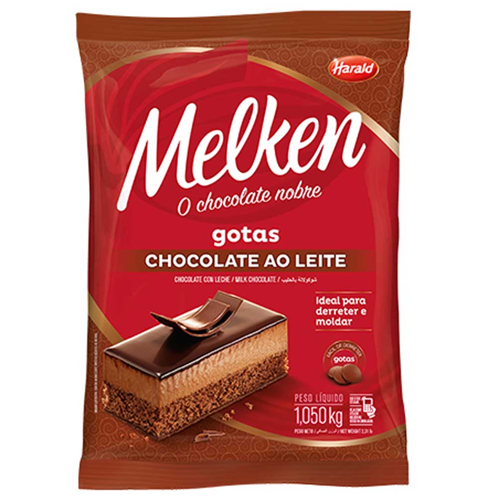 ChocolateHaraldMelkenGotas105KgAoLeite