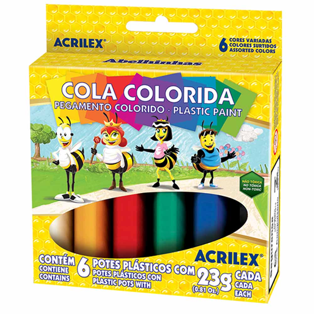 ColaColorida6CoresAcrilex