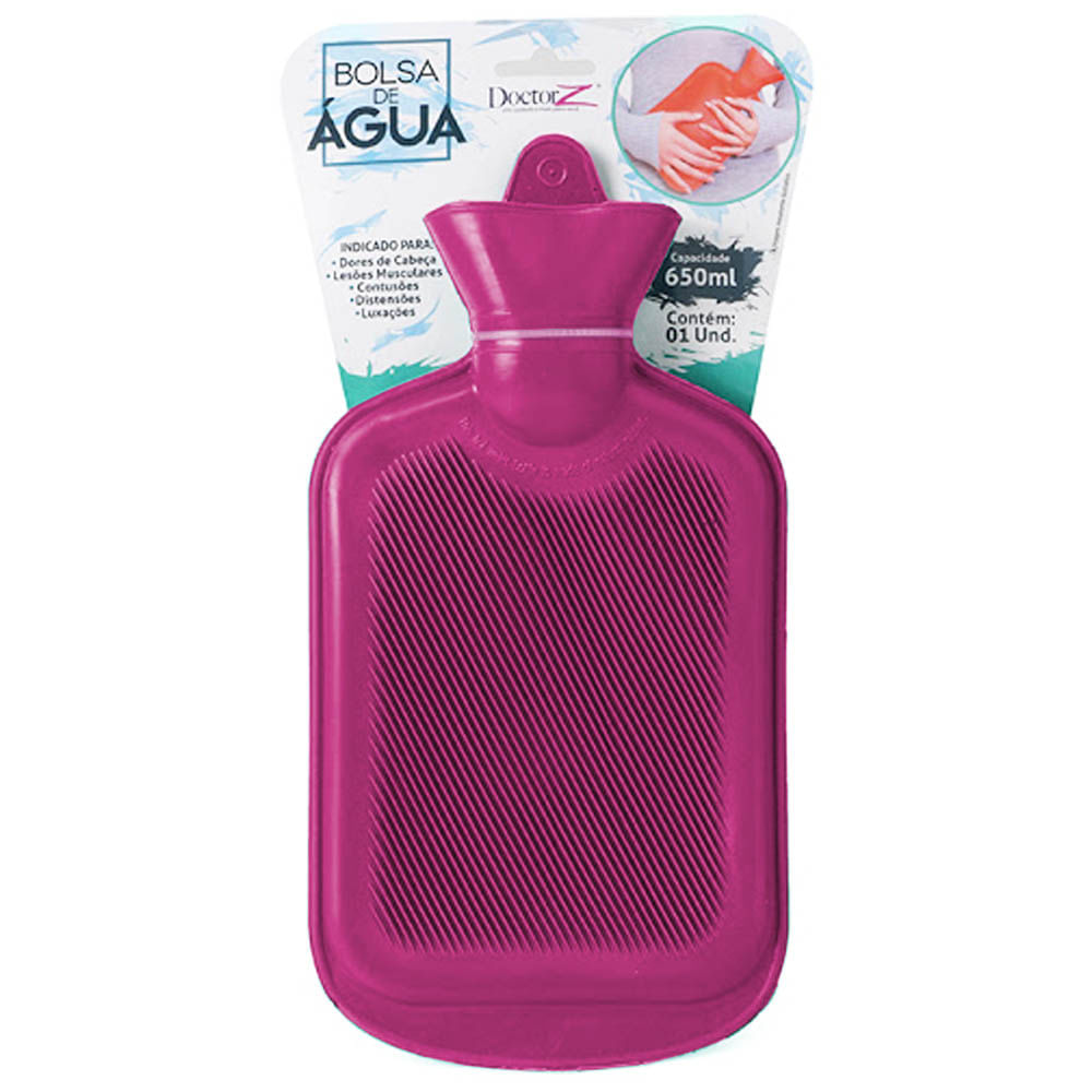 Bolsa de água Quente, Bolsa de água Quente Portátil à Prova de Vazamentos e  Macia para Menstruação (Rosa)