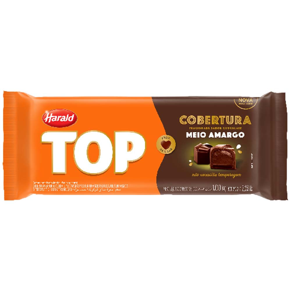 ChocolateHaraldTopBarra101KgMeioAmargo