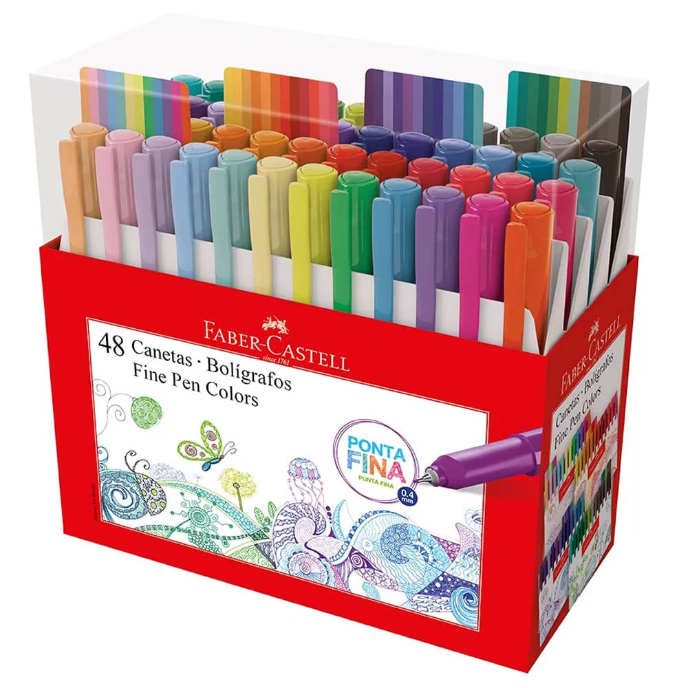CanetaFinePen48Cores04FaberCastell