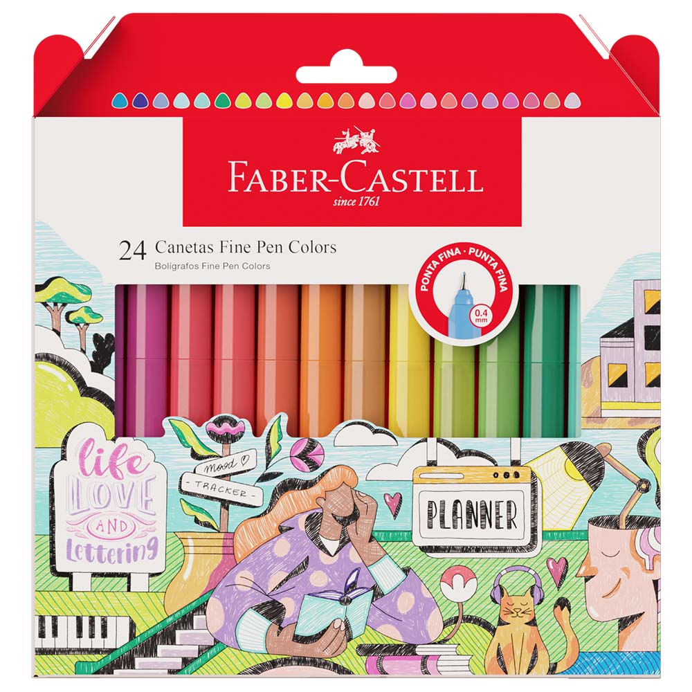 CanetaFinePen24Cores04FaberCastell