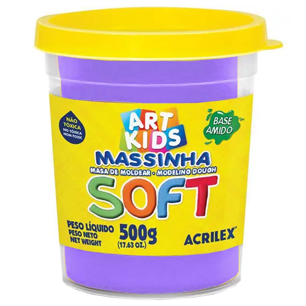 MassinhadeModelar500gSoft516VioletaAcrilex