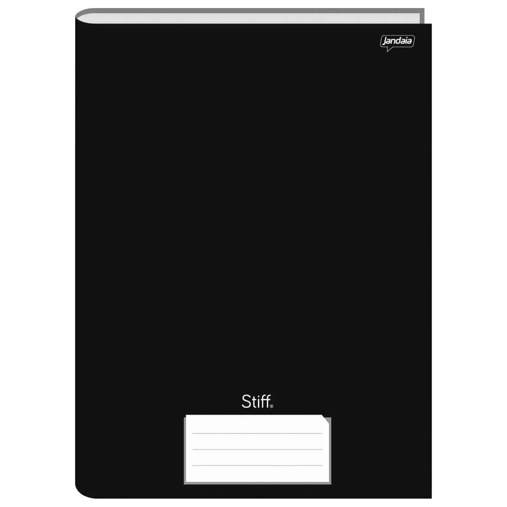 Caderno Brochura Stiff Preto 48 Folhas Jandaia Costa Atacado 1455