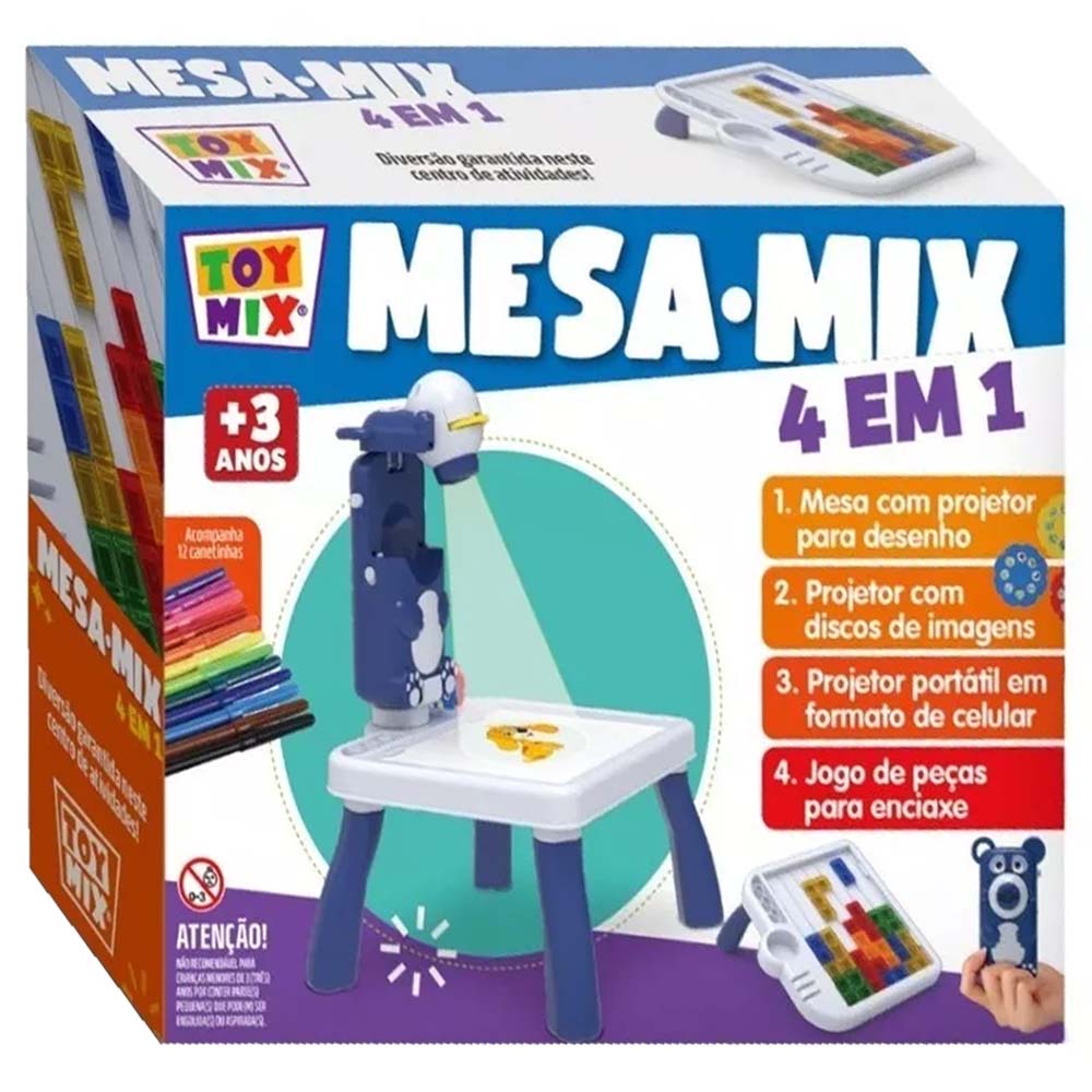 MesaMixcomProjetor4em1ToyMix