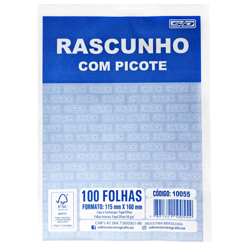 RascunhocomPicote115x160mmSaoDomingos100Folhas