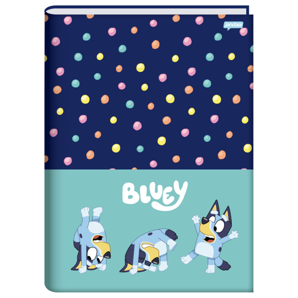 Caderno Brochura Bluey 80 Folhas Jandaia Costa Atacado 5335