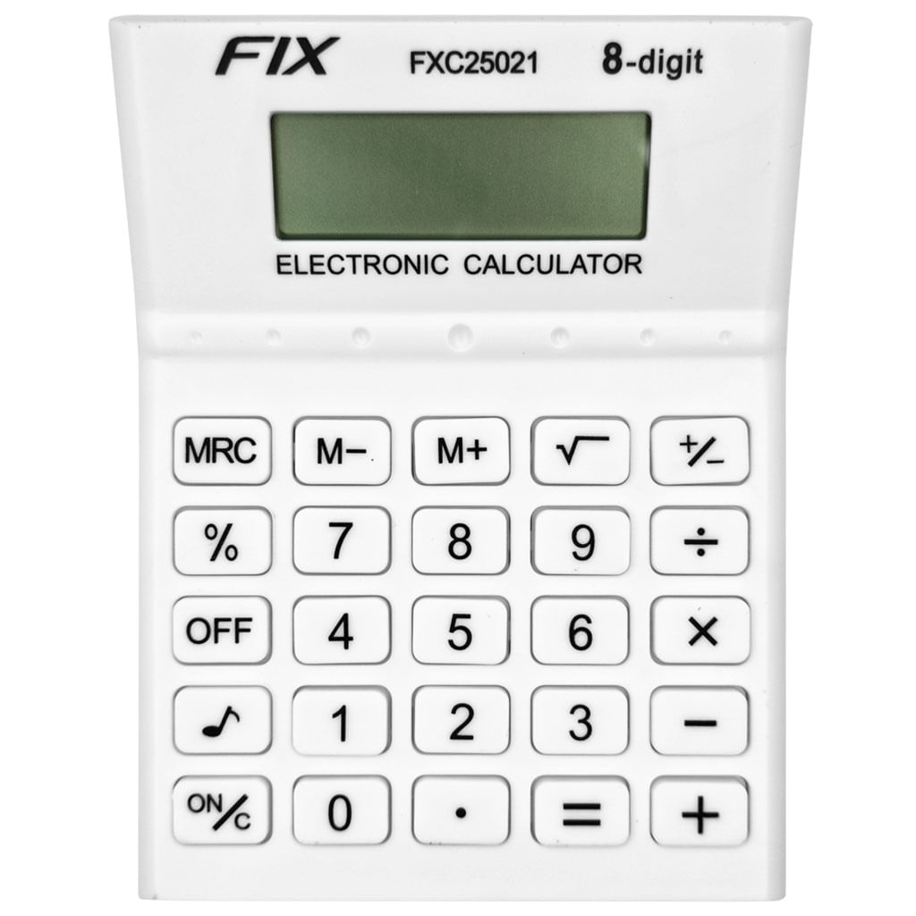 CalculadoradeMesa8DigitosBrancaFixFXC25021